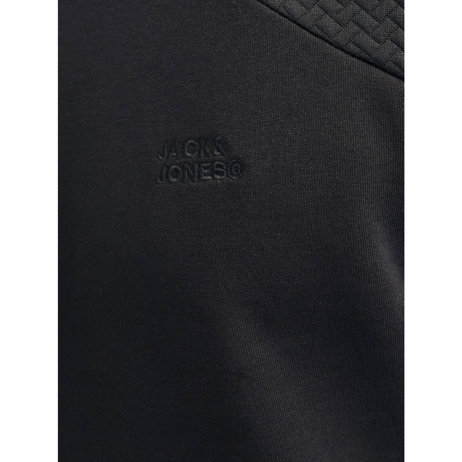 JACK & JONES ESSENTIALS hoodie JJESTAPLE zwart