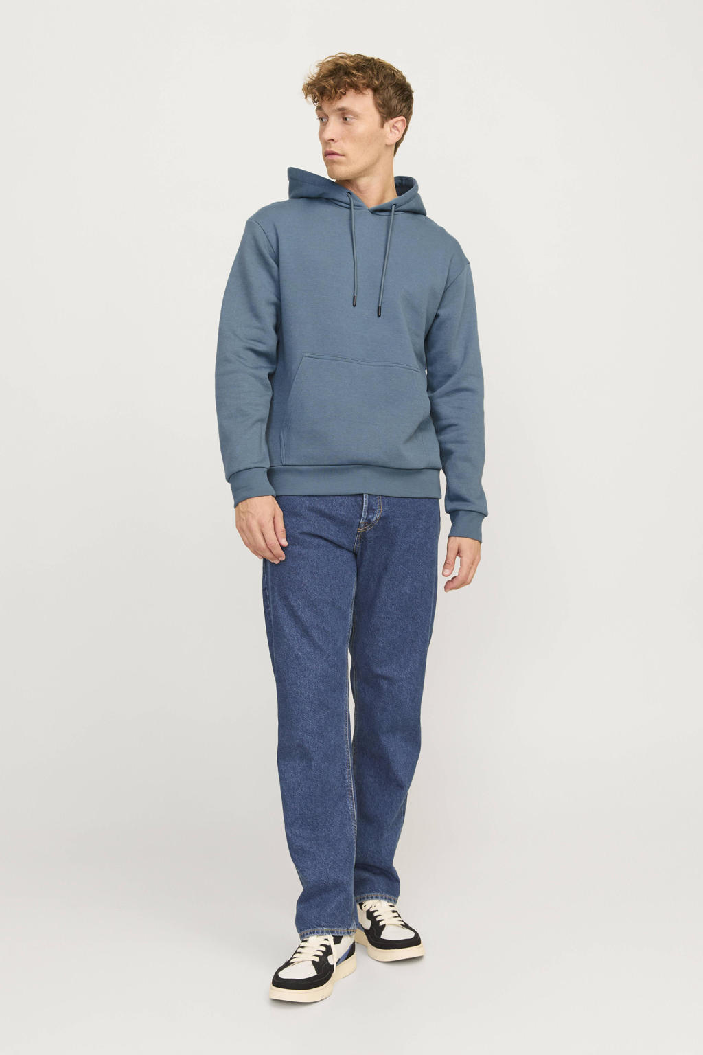 JACK & JONES ESSENTIALS hoodie JJEBRADLEY blauw