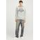 JACK & JONES ESSENTIALS hoodie lichtgrijs