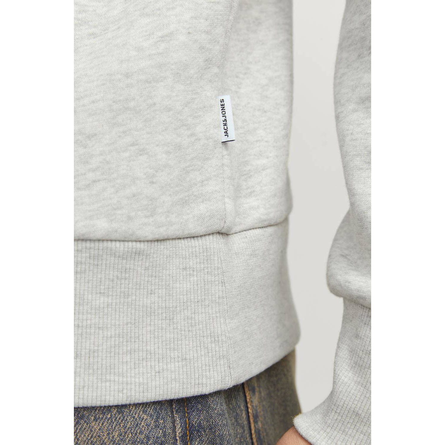 JACK & JONES ESSENTIALS hoodie lichtgrijs