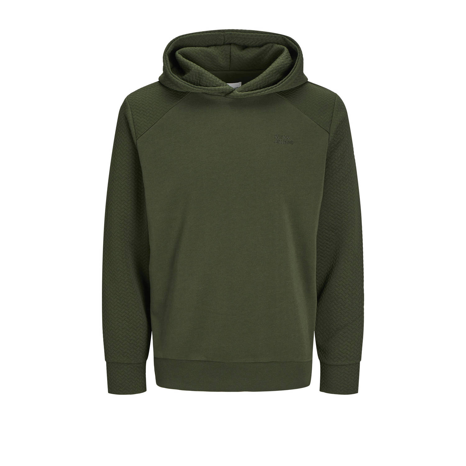 JACK & JONES ESSENTIALS hoodie JJESTAPLE kombu green