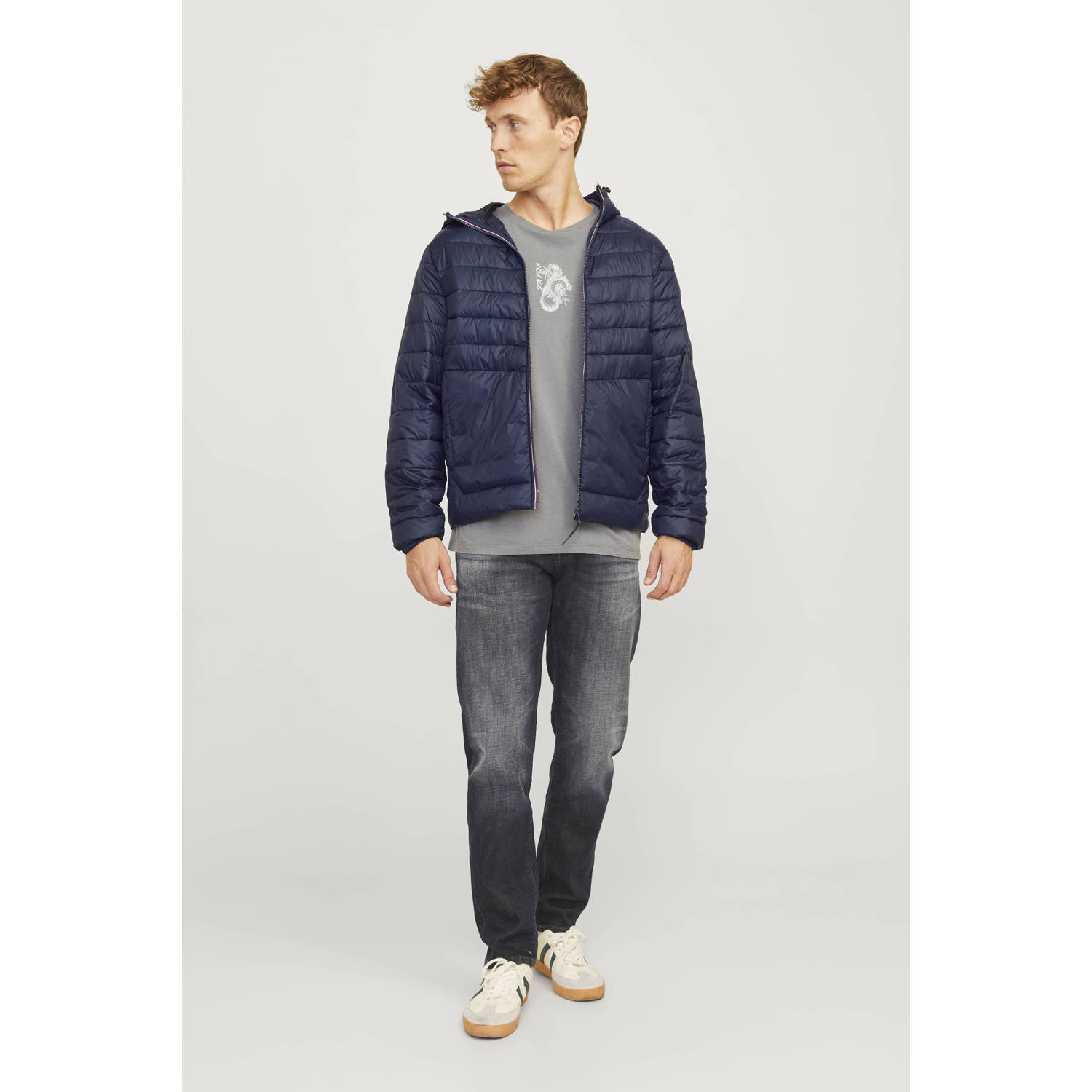 JACK & JONES ESSENTIALS gewatteerde jas JJESPRINT