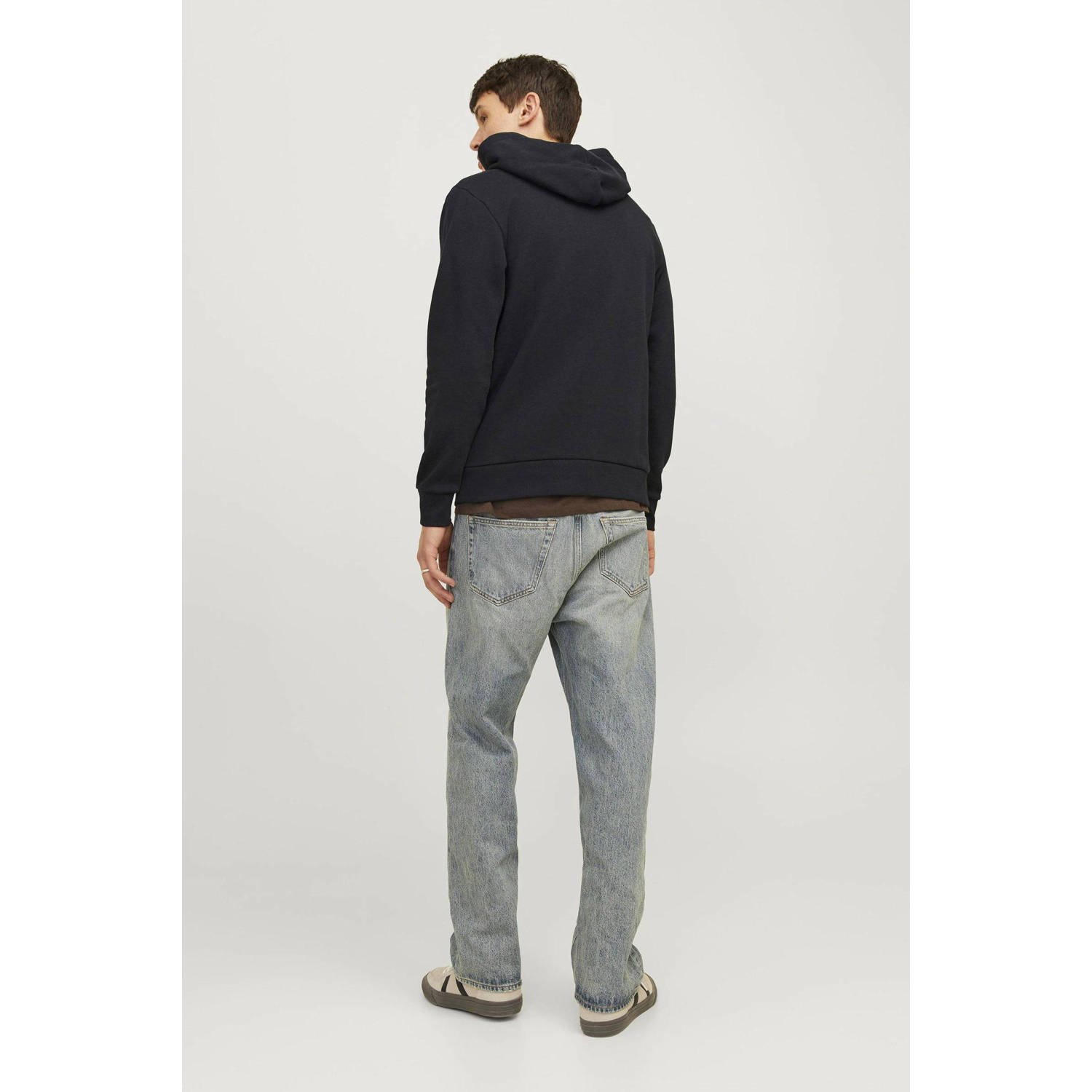 JACK & JONES ESSENTIALS hoodie zwart
