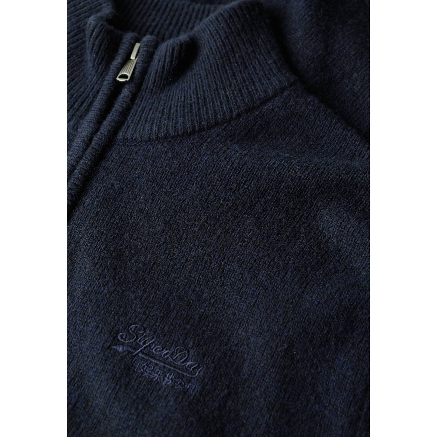 Superdry wol gebreide trui marine