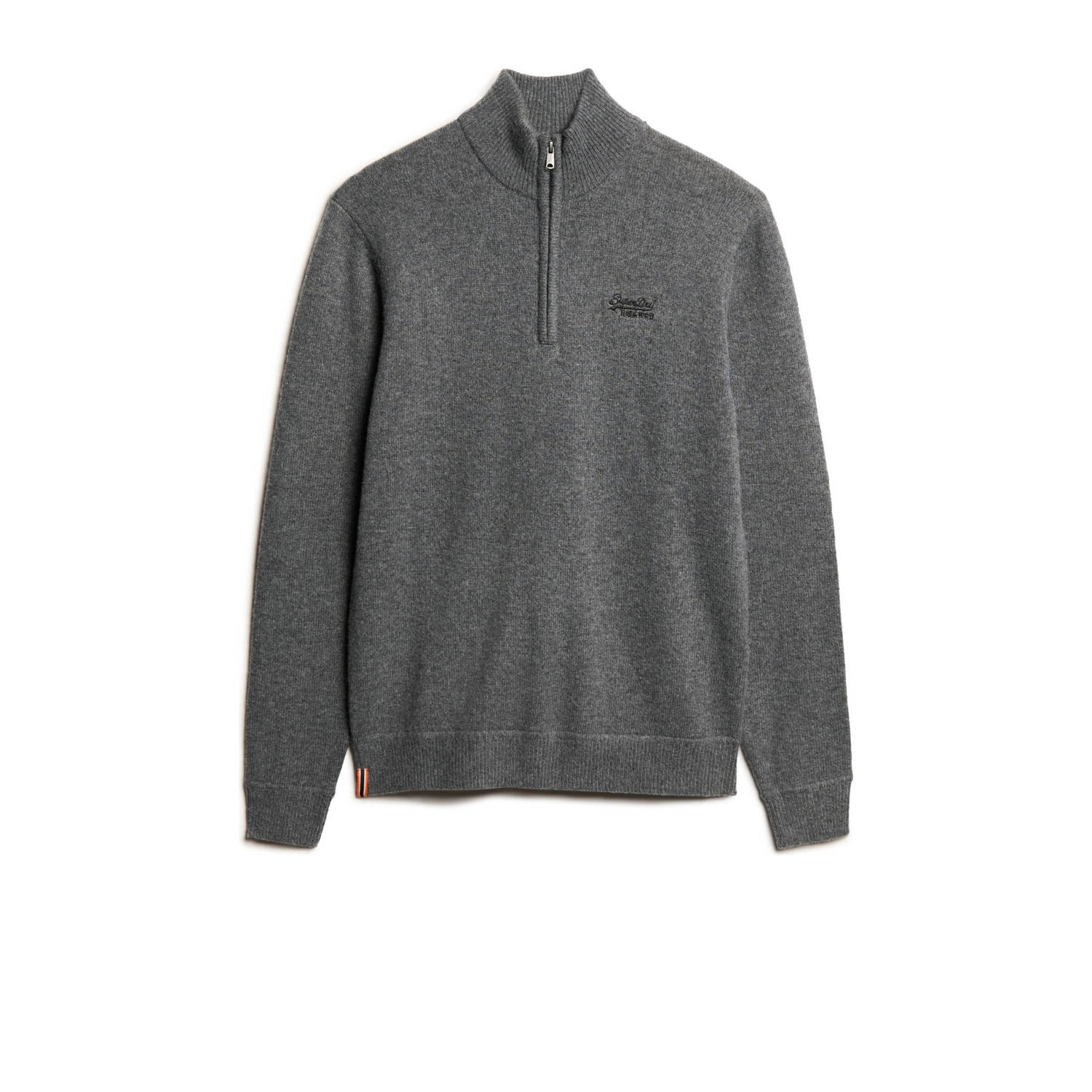 Superdry Gebreide trui ESSENTIAL EMB KNIT HALF ZIP