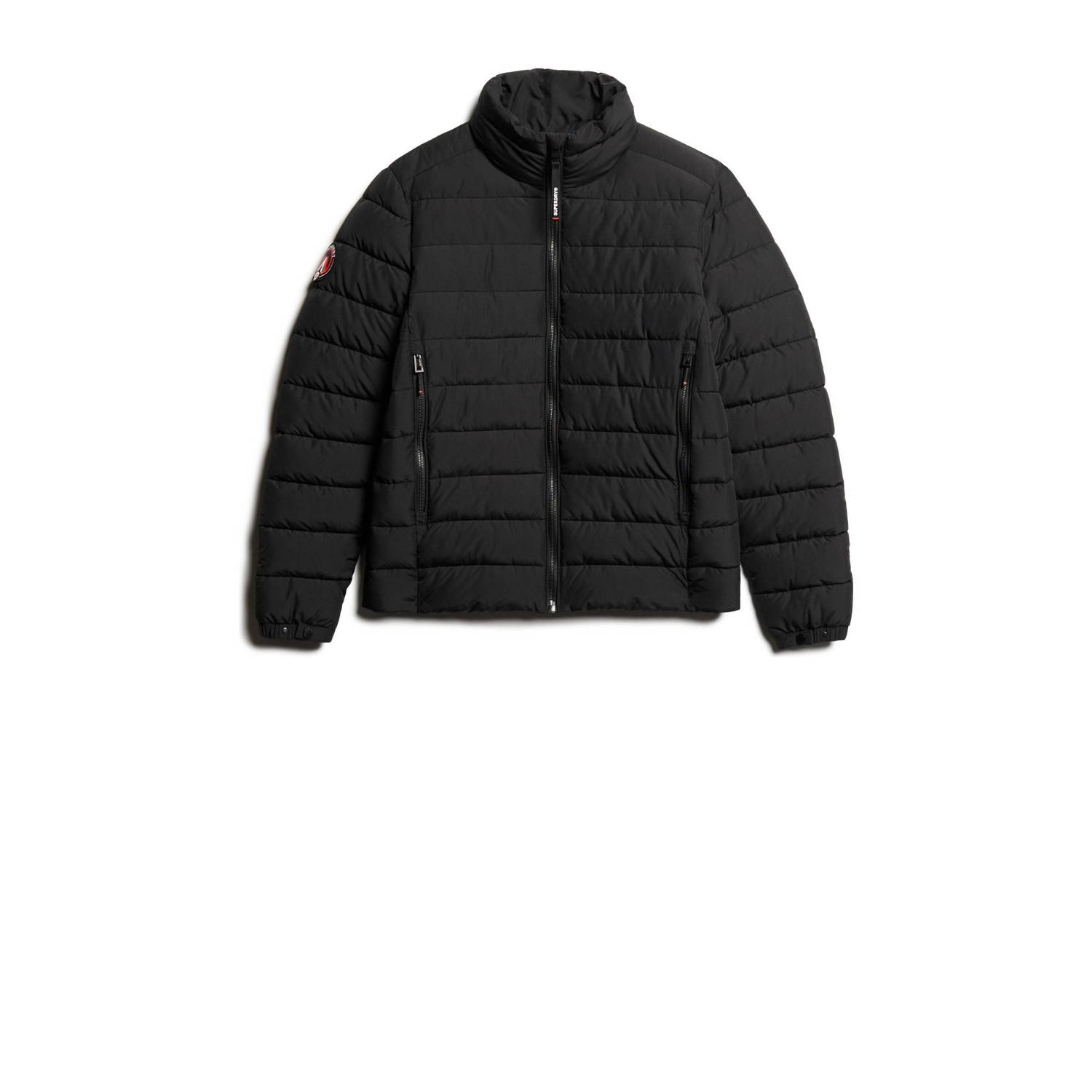 Superdry gewatteerde jas Fuji zwart