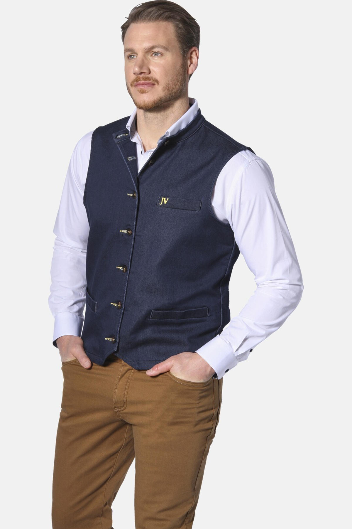 Gilet Matelassé Rodewin Pour Homme - Grandes Tailles L à 7XL - Polyester - Style Décontracté