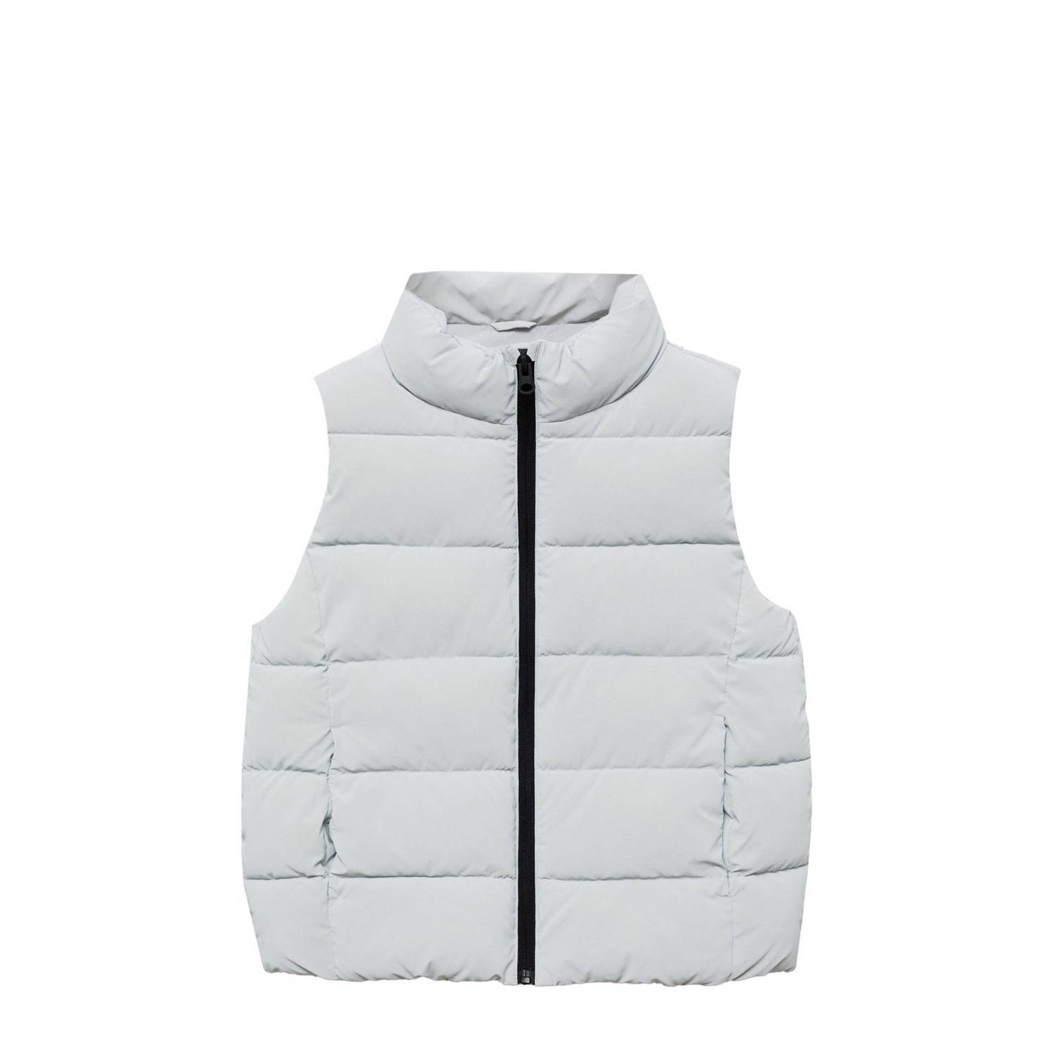 Mango Kids bodywarmer ijsblauw zwart