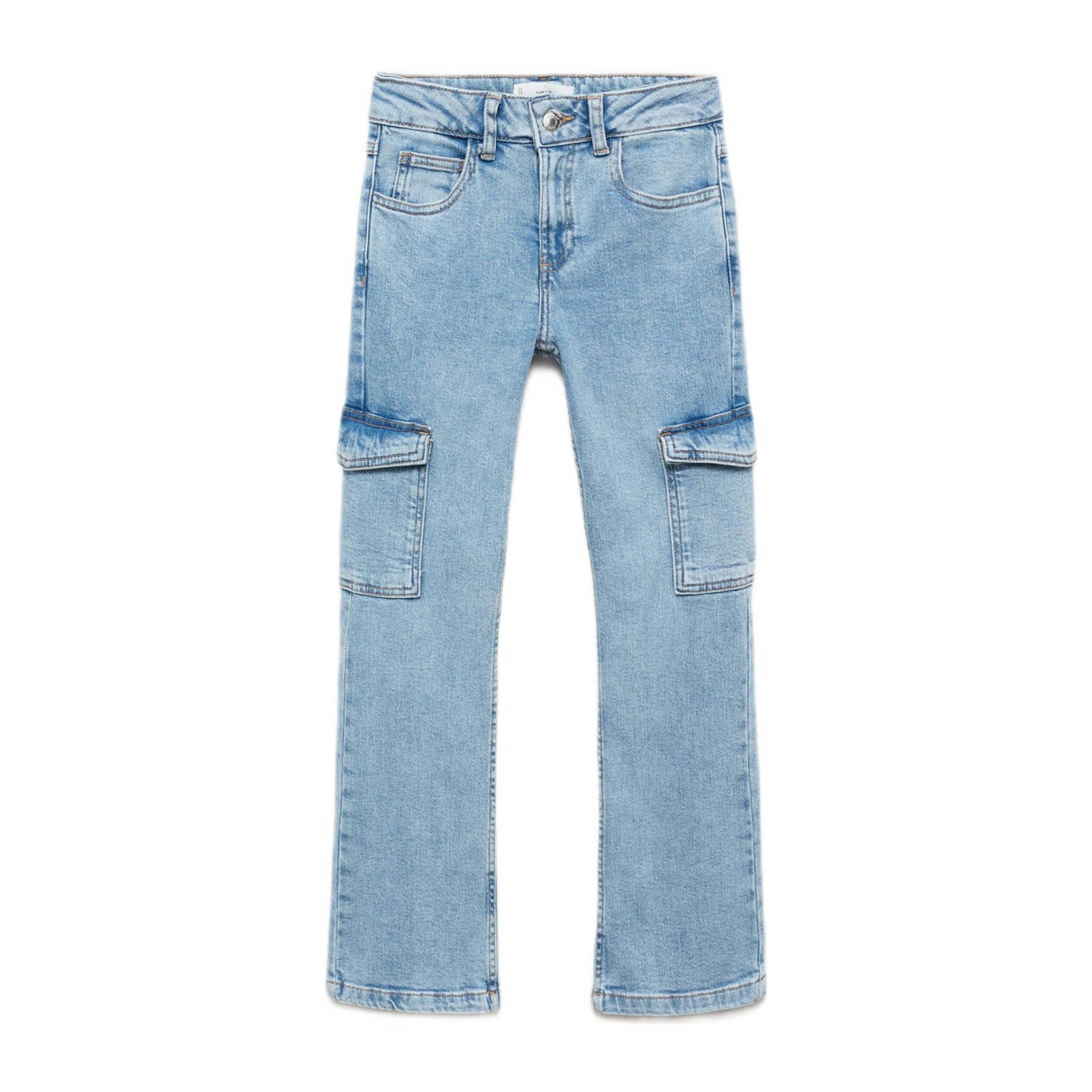 Mango Kids regular fit jeans lichtblauw