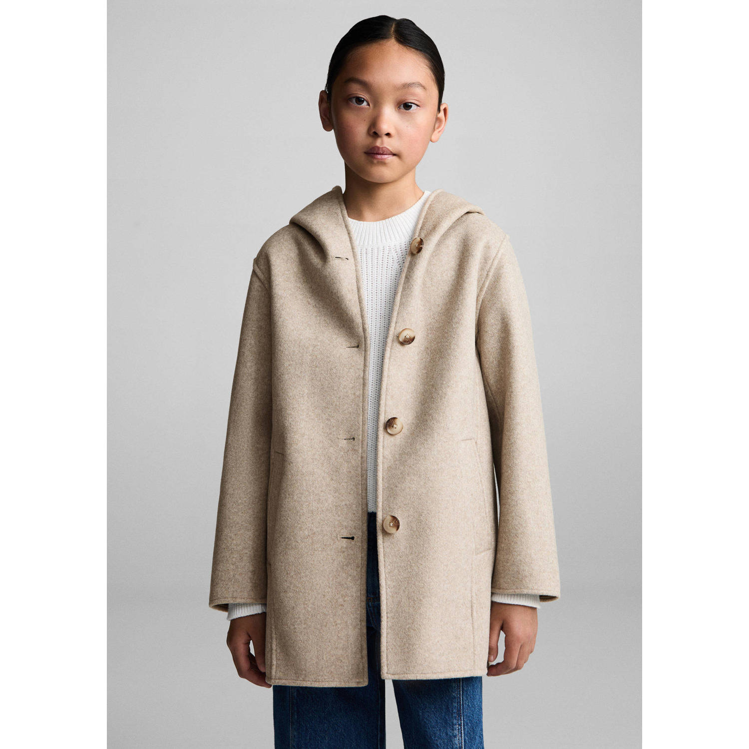 Mango Kids manteljas beige