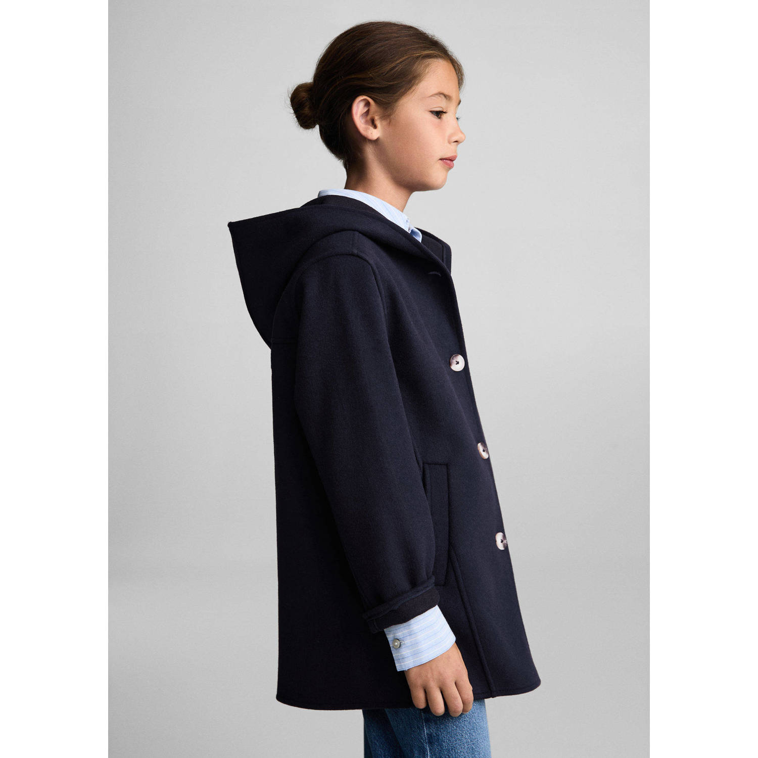 Mango Kids manteljas donkerblauw