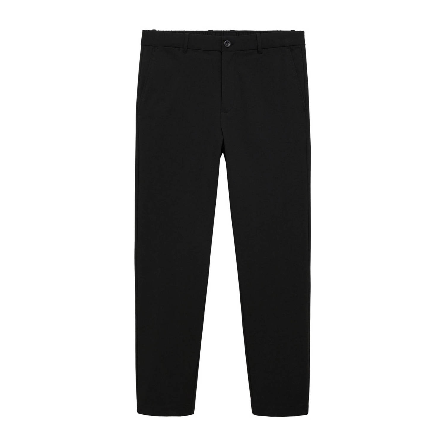 Mango Man slim fit pantalon zwart