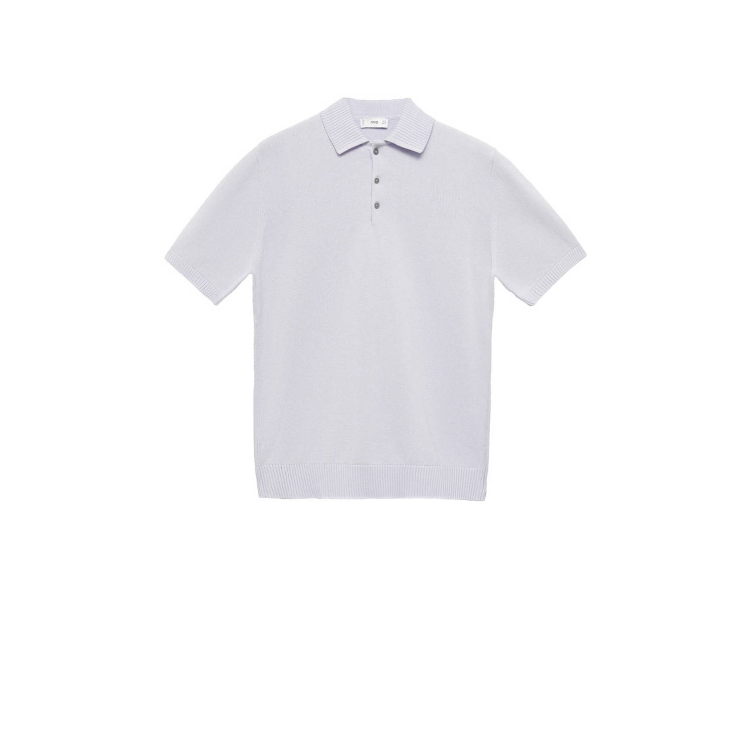 Mango Man regular fit polo pastelpaars