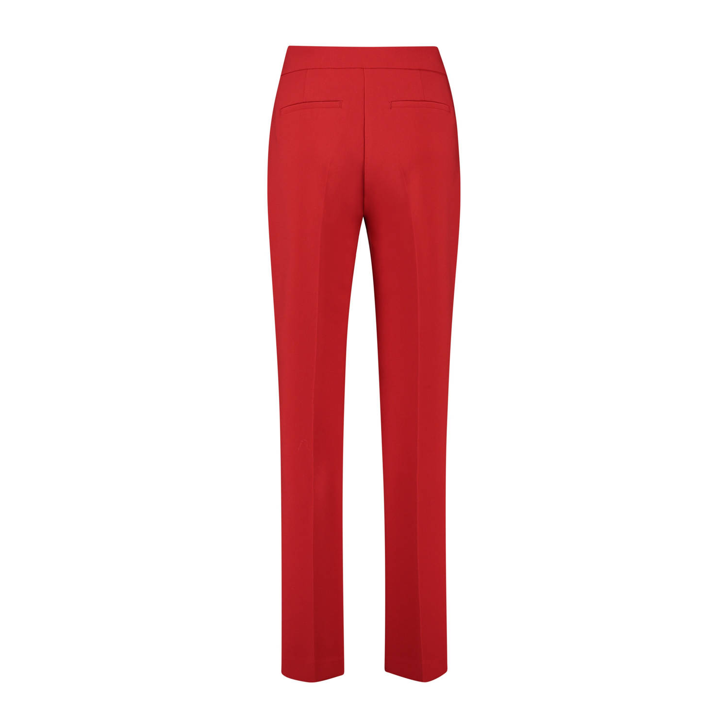 Expresso straight fit pantalon rood