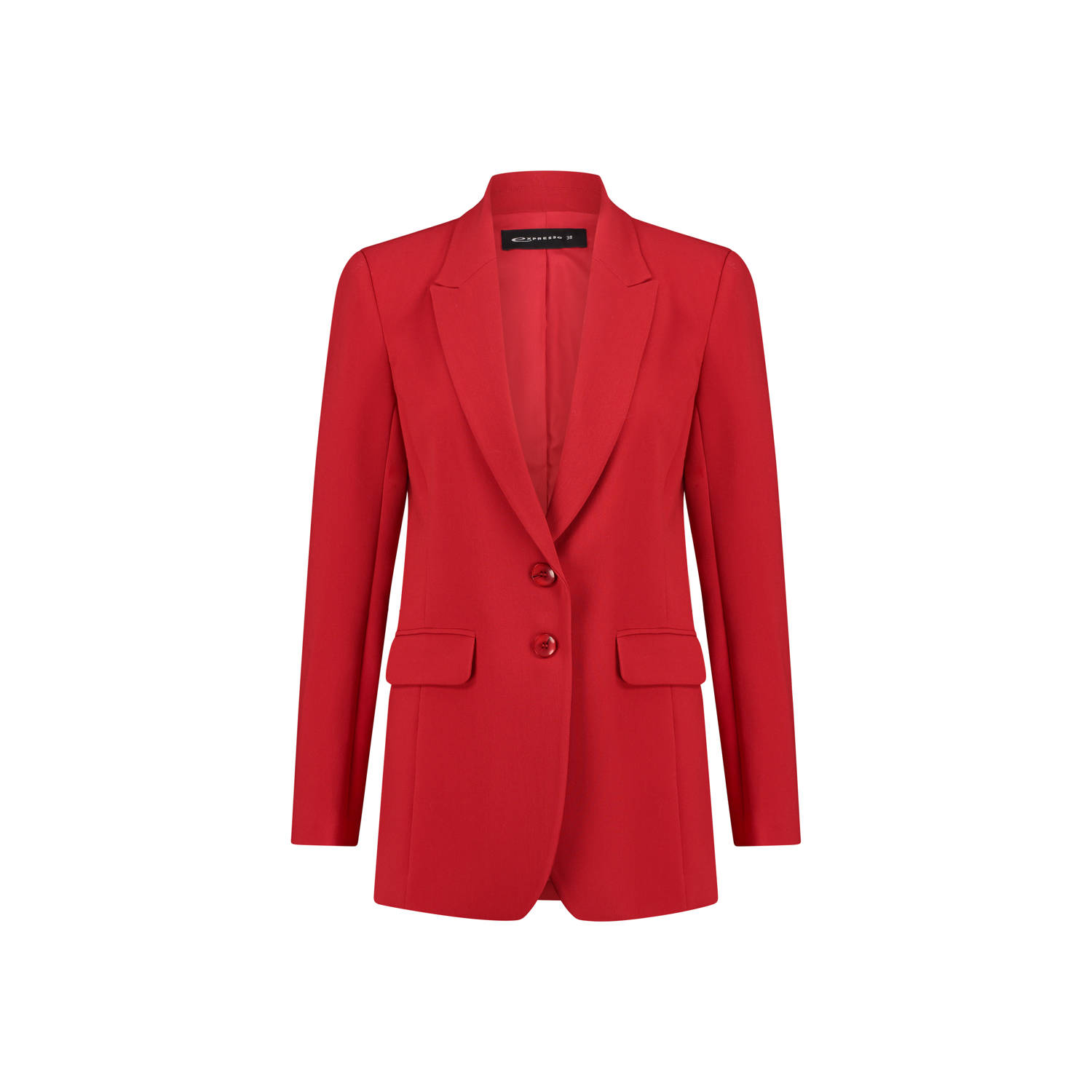 Expresso rechtvallende blazer rood