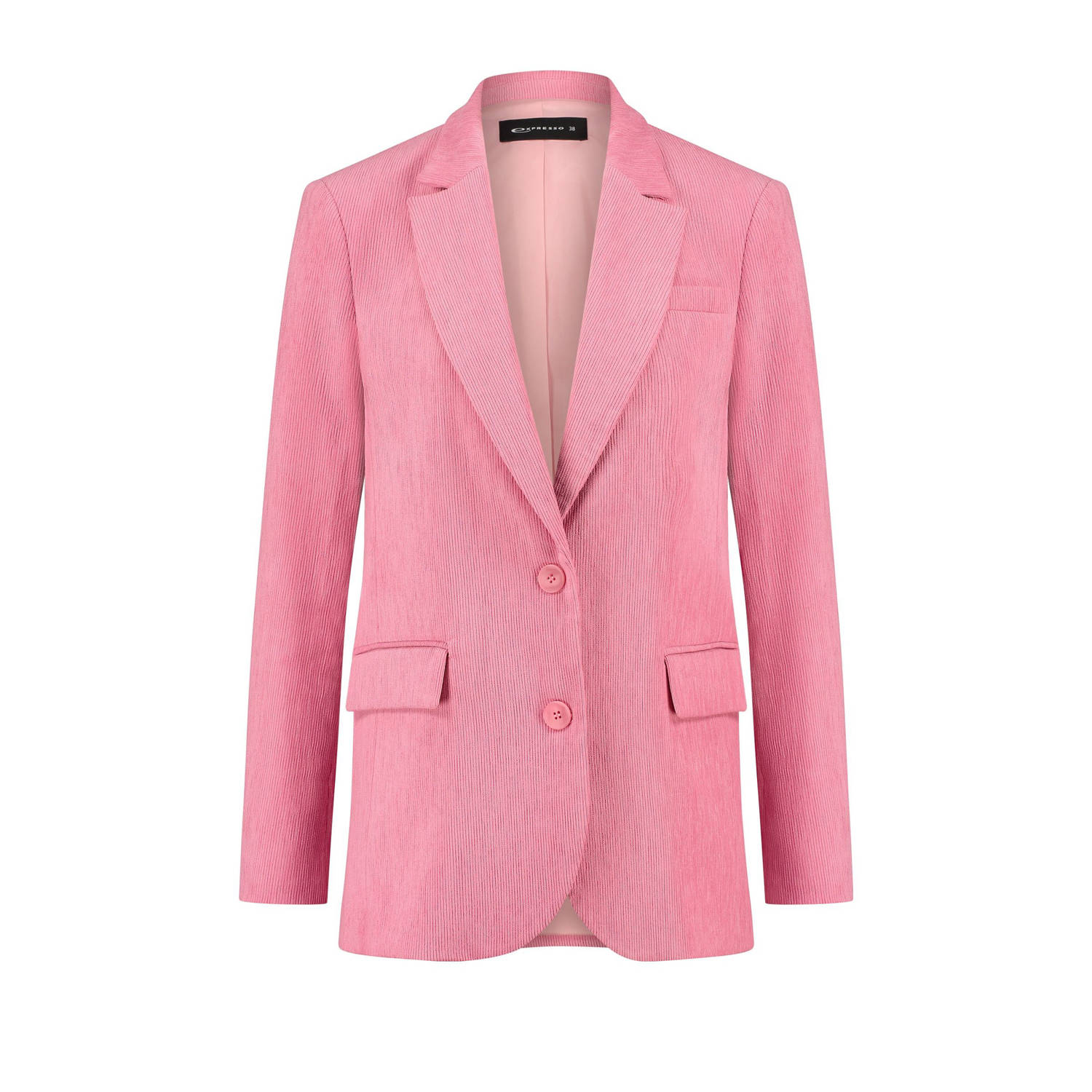 Expresso rechtvallende blazer oudroze