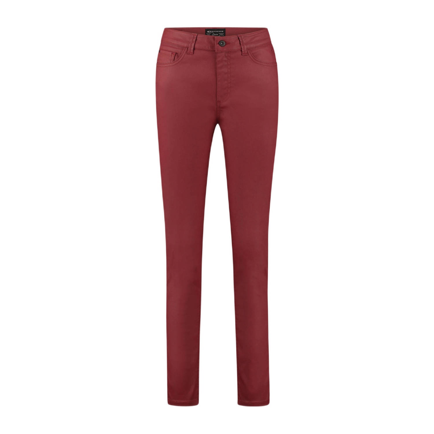 Expresso slim fit jeans roodbruin