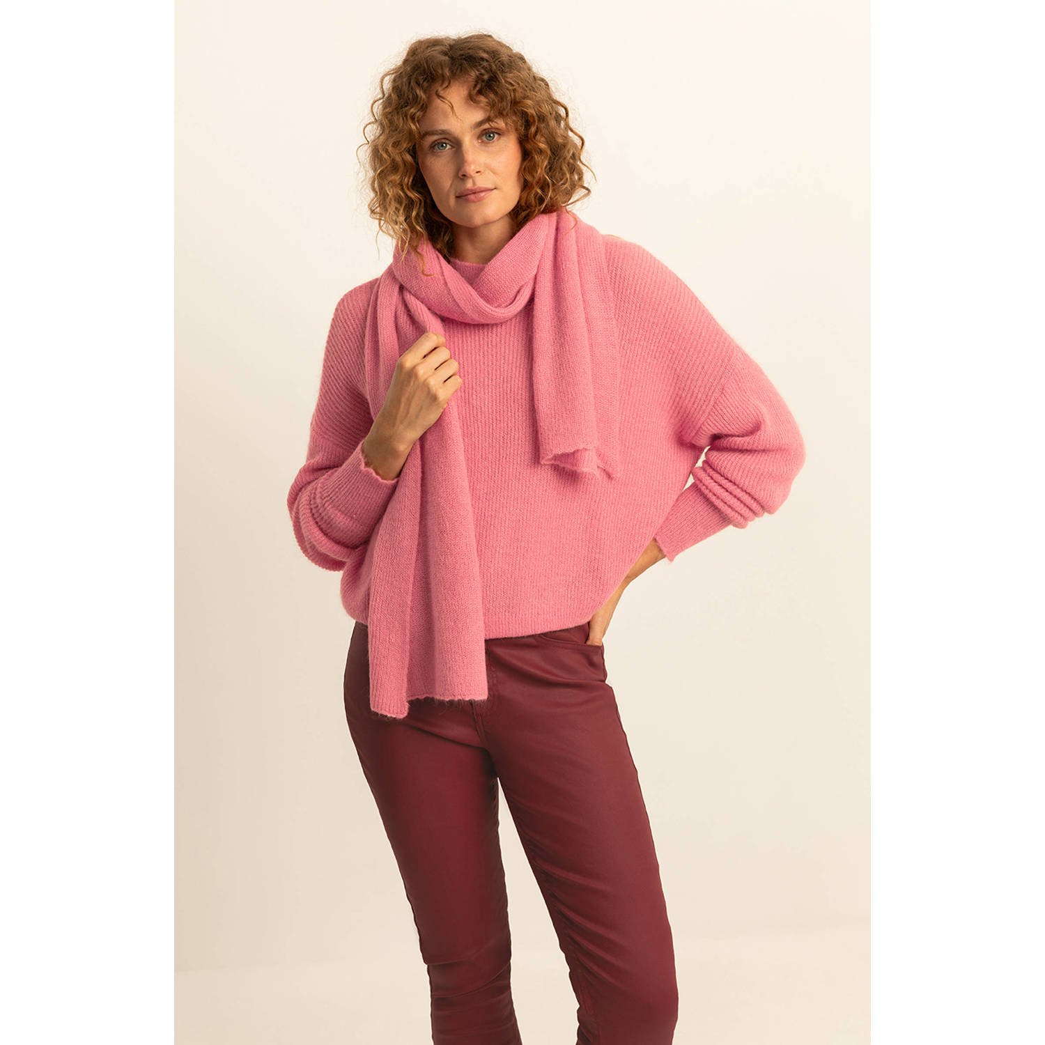 Expresso sjaal roze