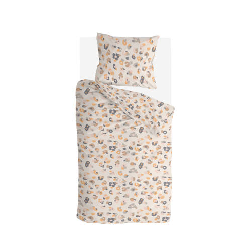 BYRKLUND katoenen dekbedovertrek 1-persoons (140x220 cm) - Beige