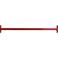 Dice  duikelstang metaal 90 cm rood