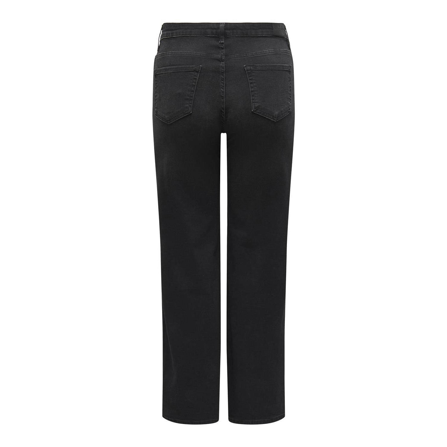 ONLY CARMAKOMA high waist tapered jeans black denim