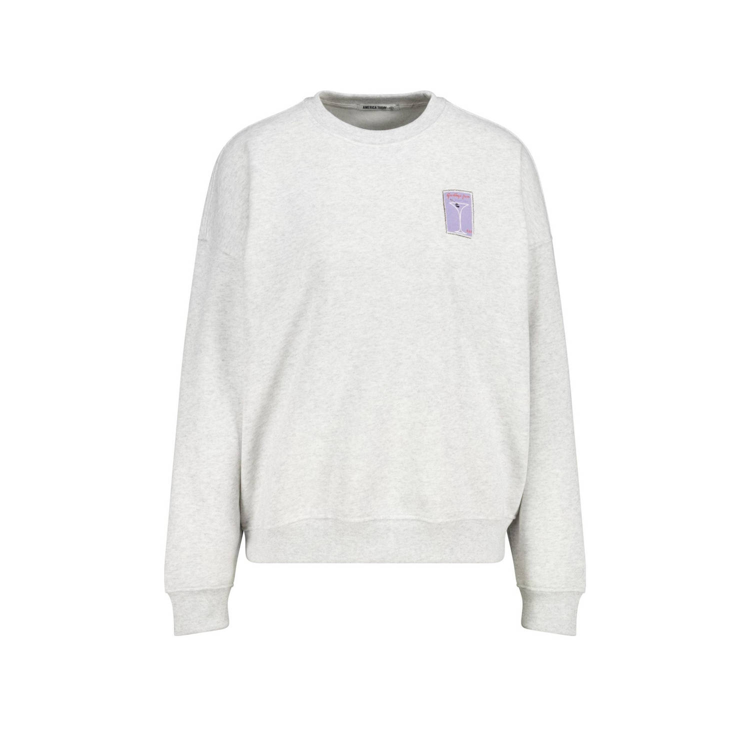 America Today sweater grijs