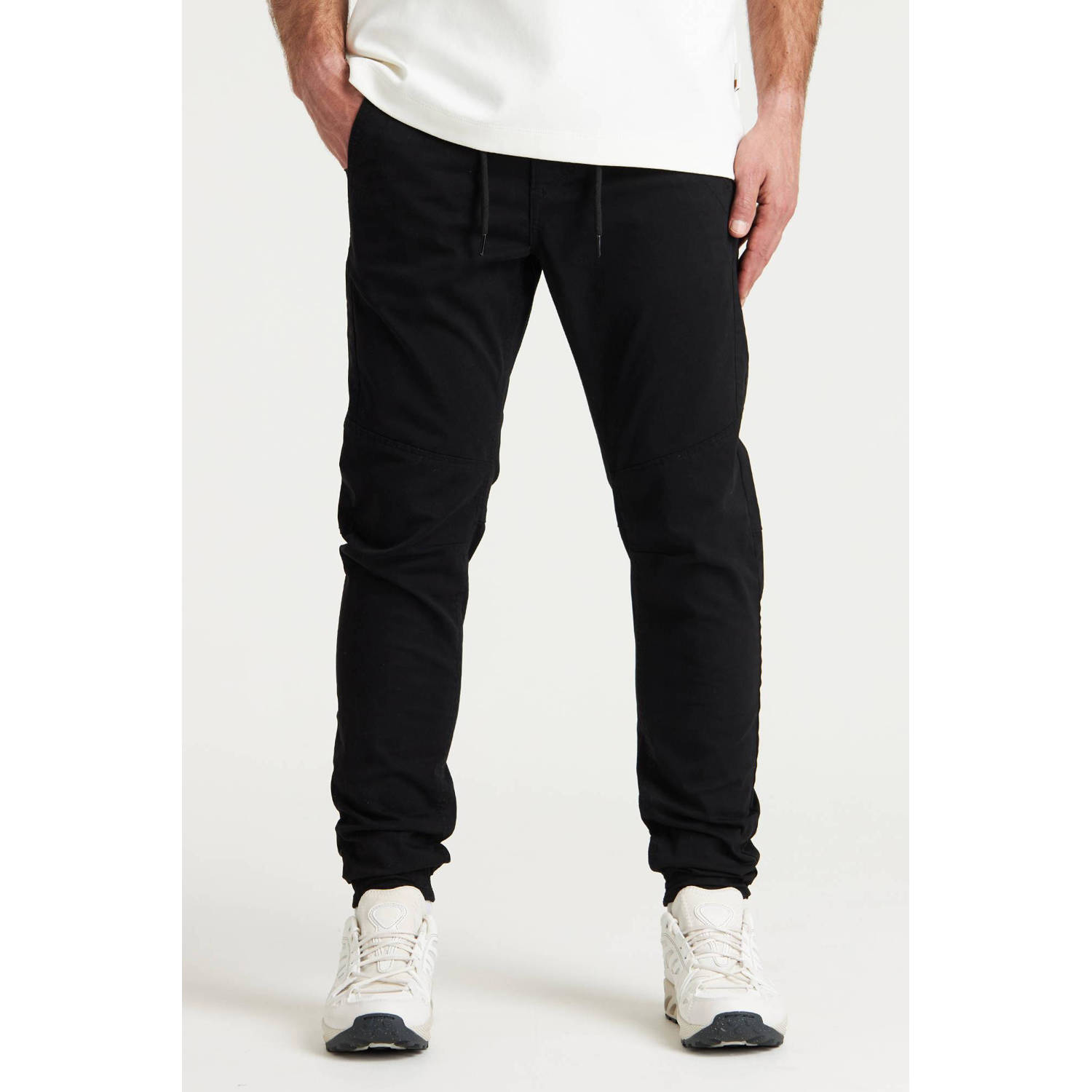 CHASIN' slim fit chino Resa.L Thor zwart
