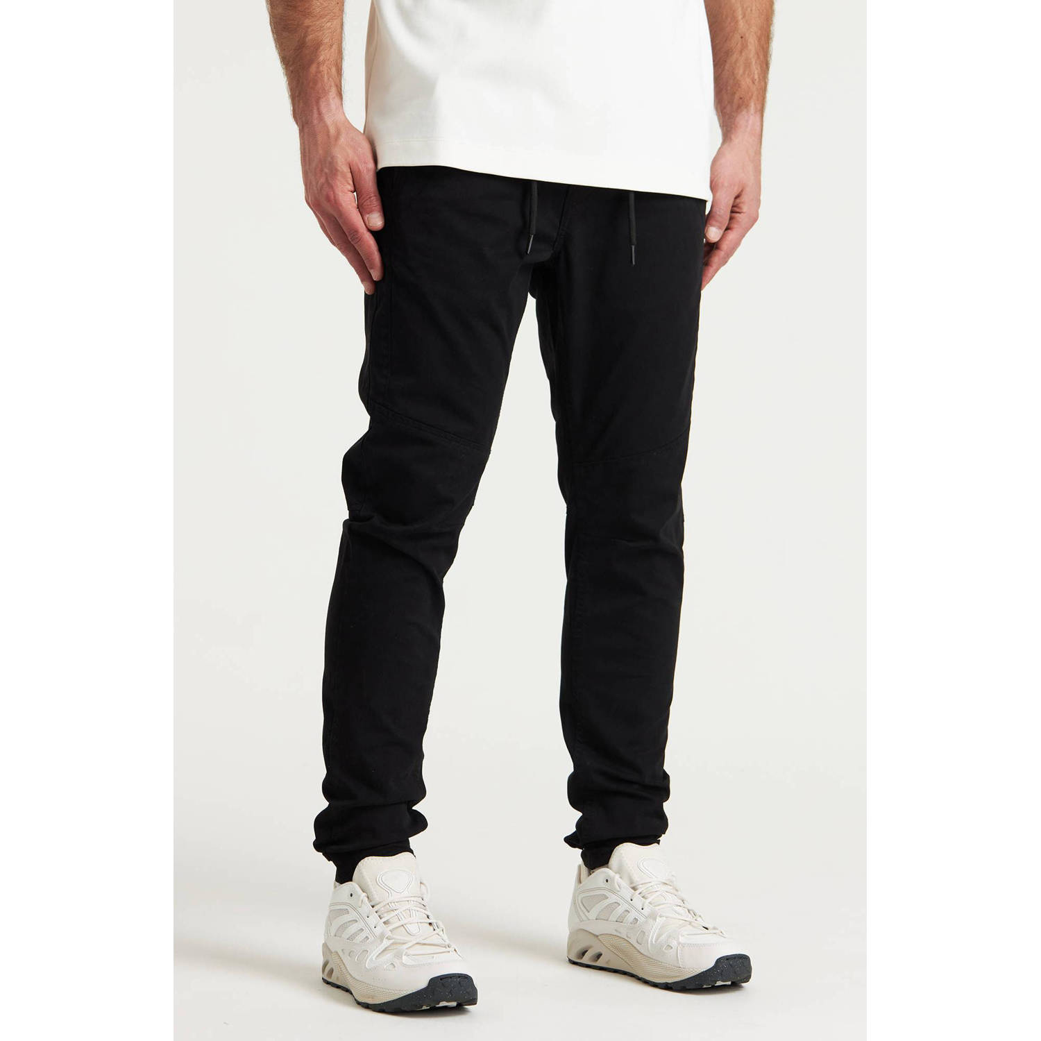 CHASIN' slim fit chino Resa.L Thor zwart