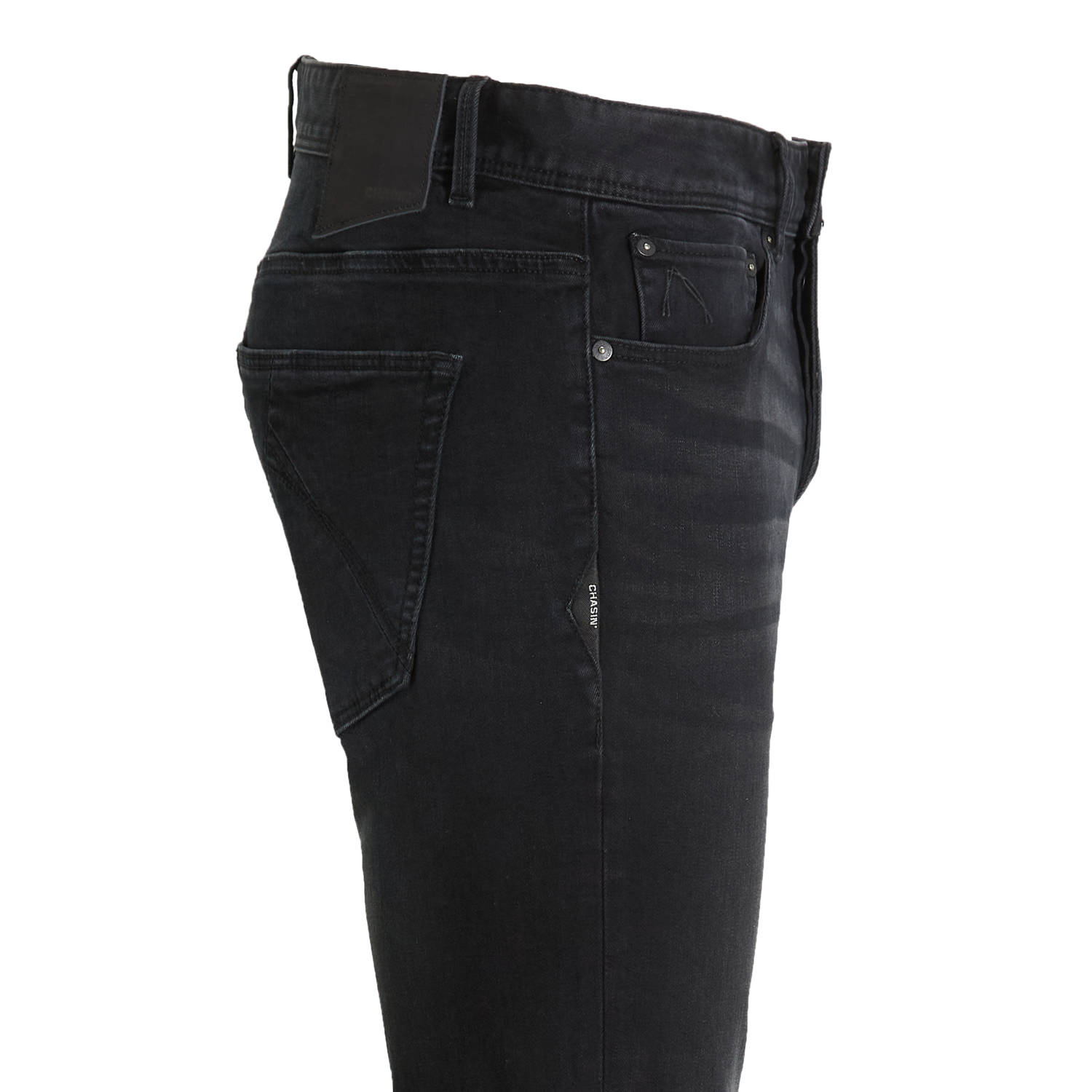 CHASIN' slim fit jeans EGO Esko black denim