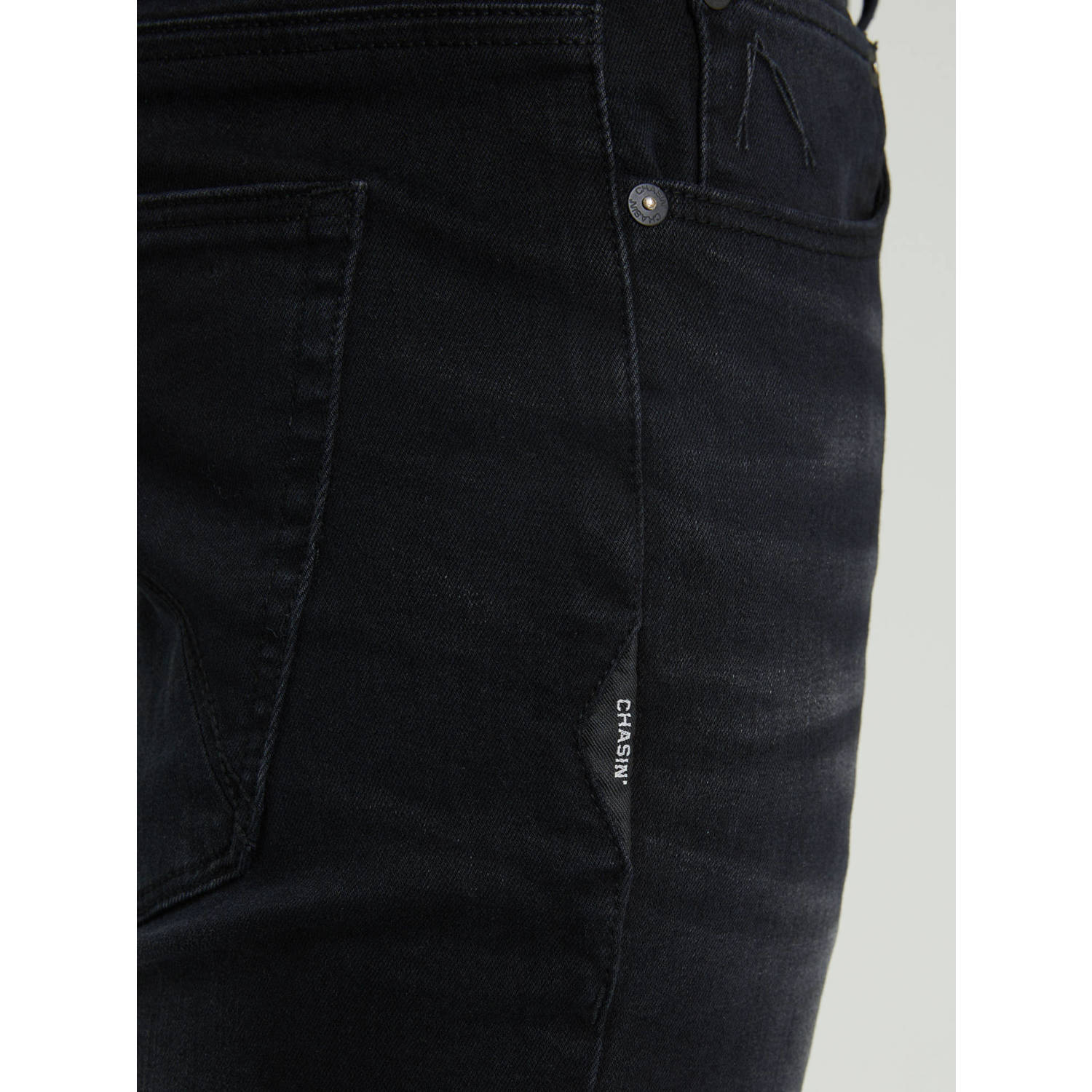CHASIN' slim fit jeans EGO Esko black denim