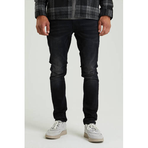 CHASIN' slim fit jeans EGO Esko black denim afbeelding