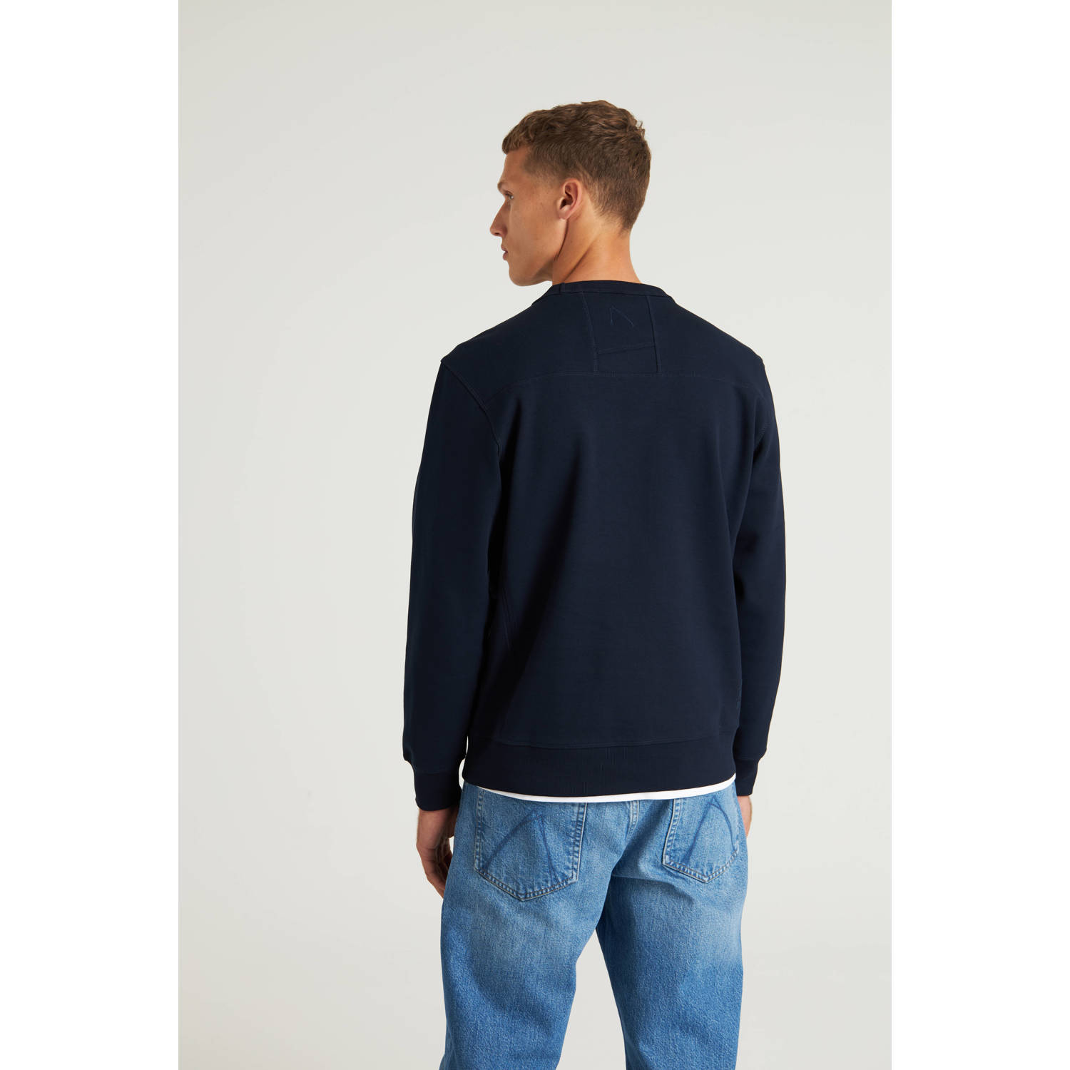 CHASIN' sweater donkerblauw