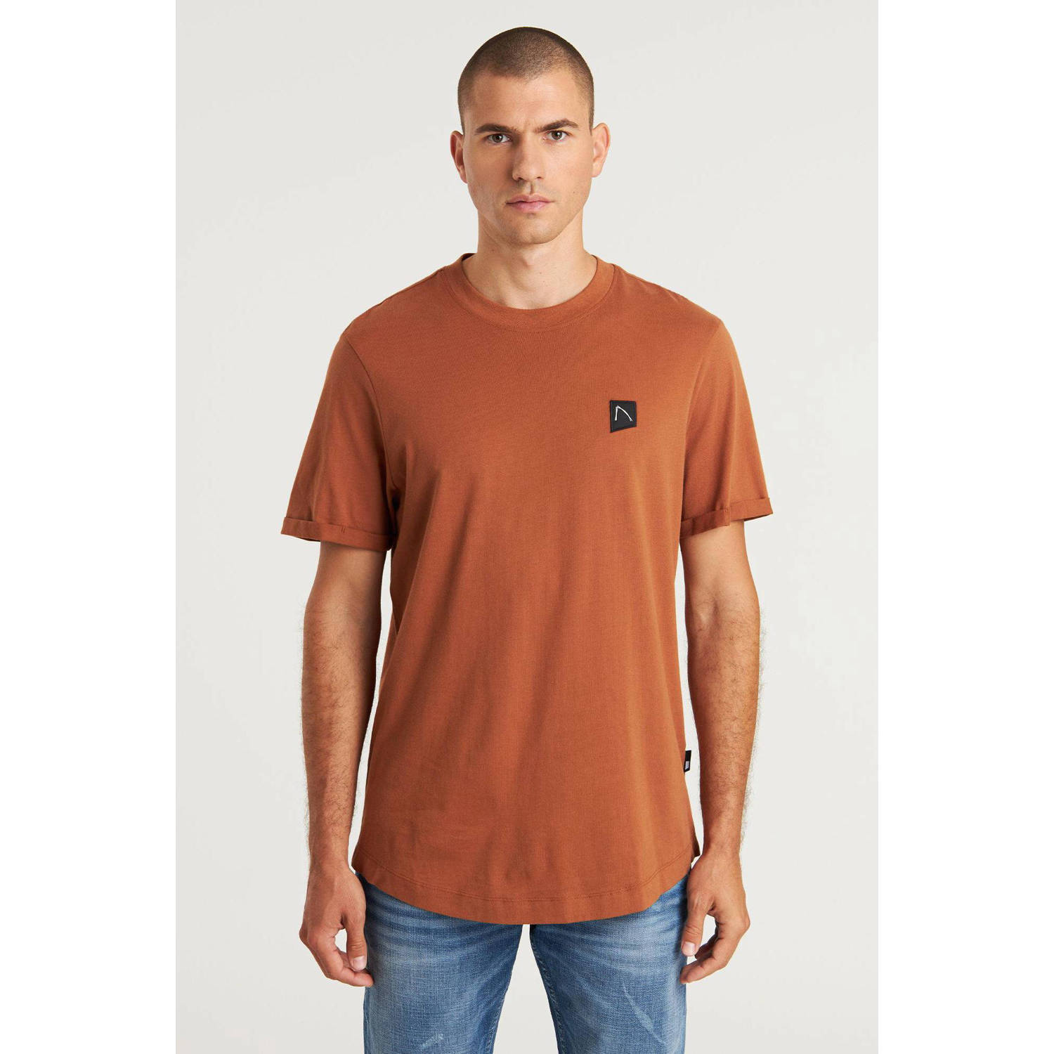 Chasin Korte Mouw T-shirt Brody Brown Heren