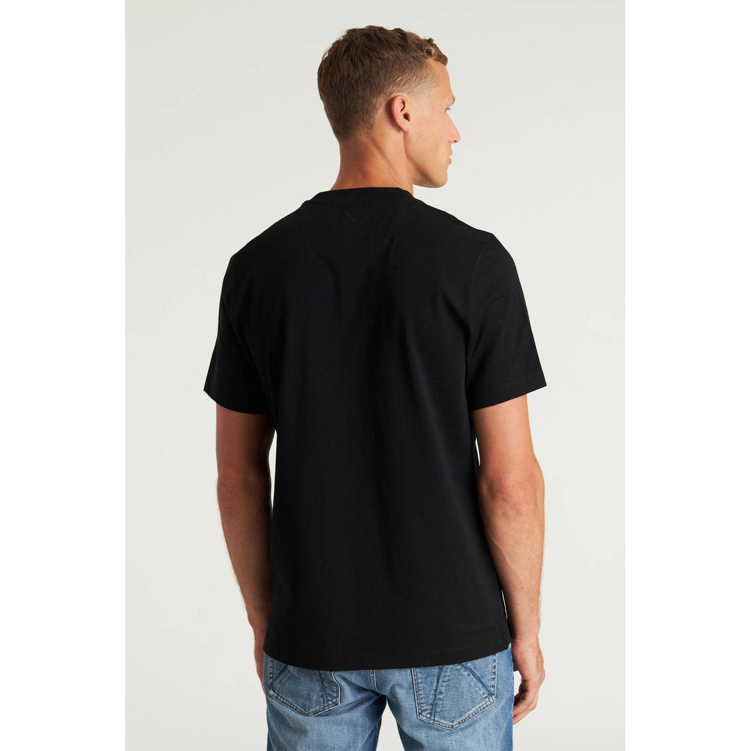 CHASIN' regular fit T-shirt Brace-B zwart