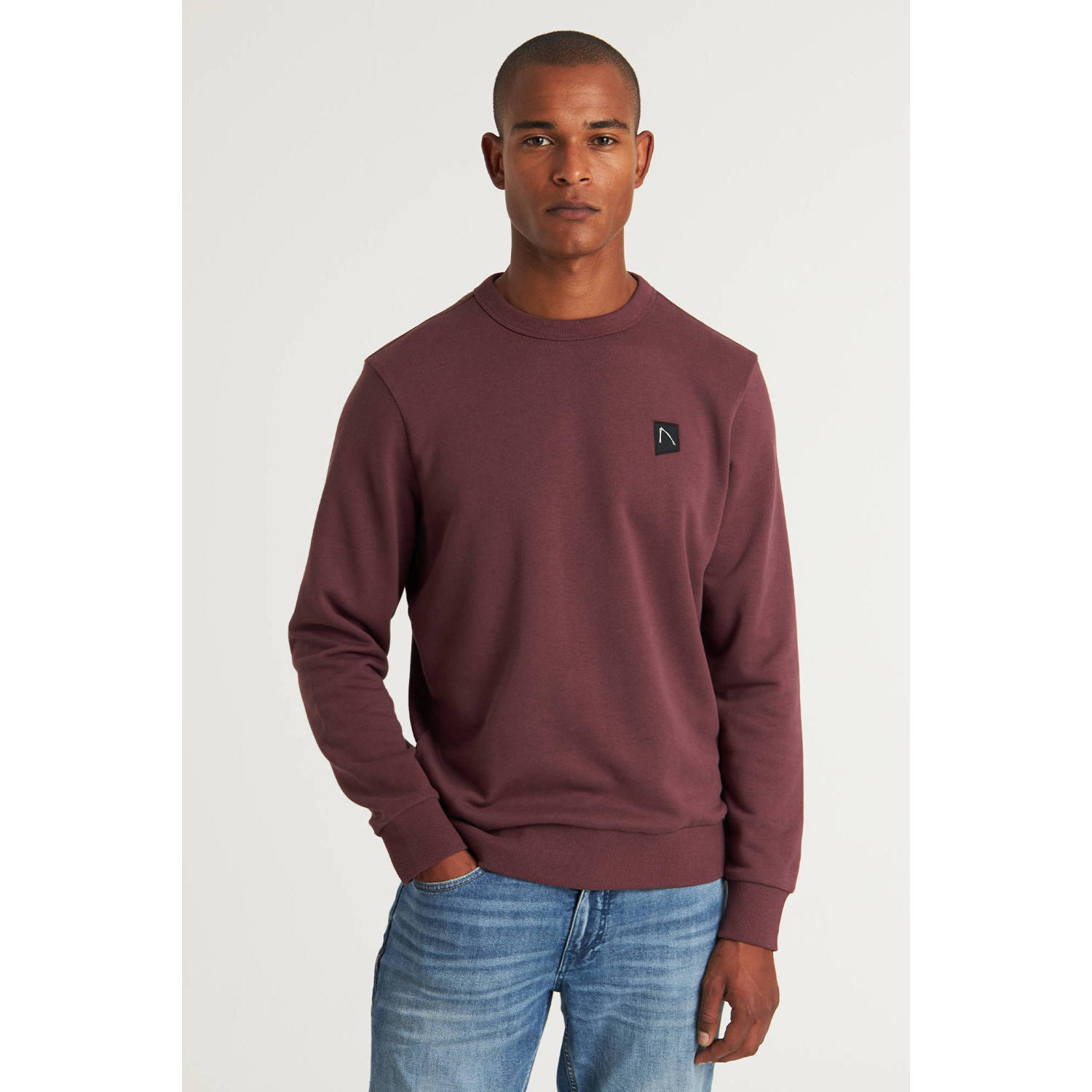 CHASIN' sweater TOBY donkerrood