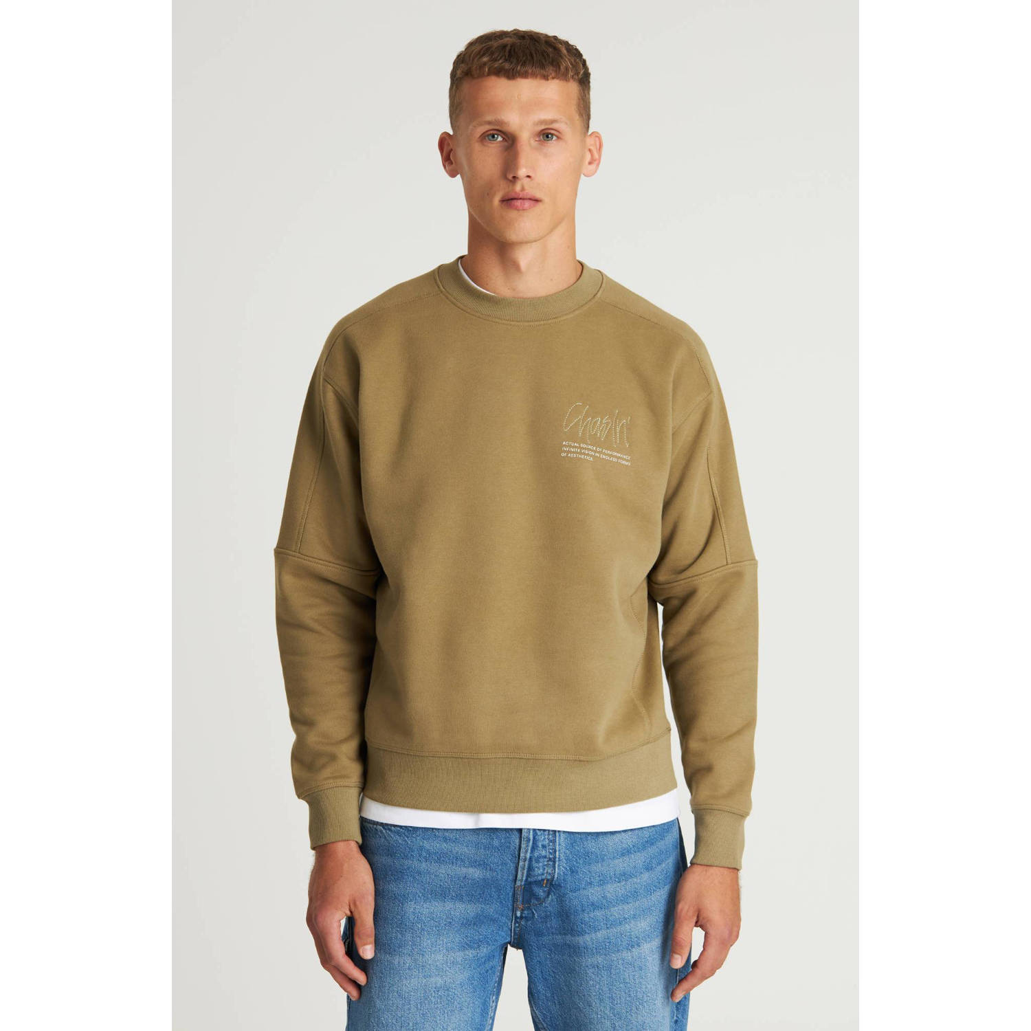 Chasin Stijlvolle Sweatshirt IDO Brown Heren