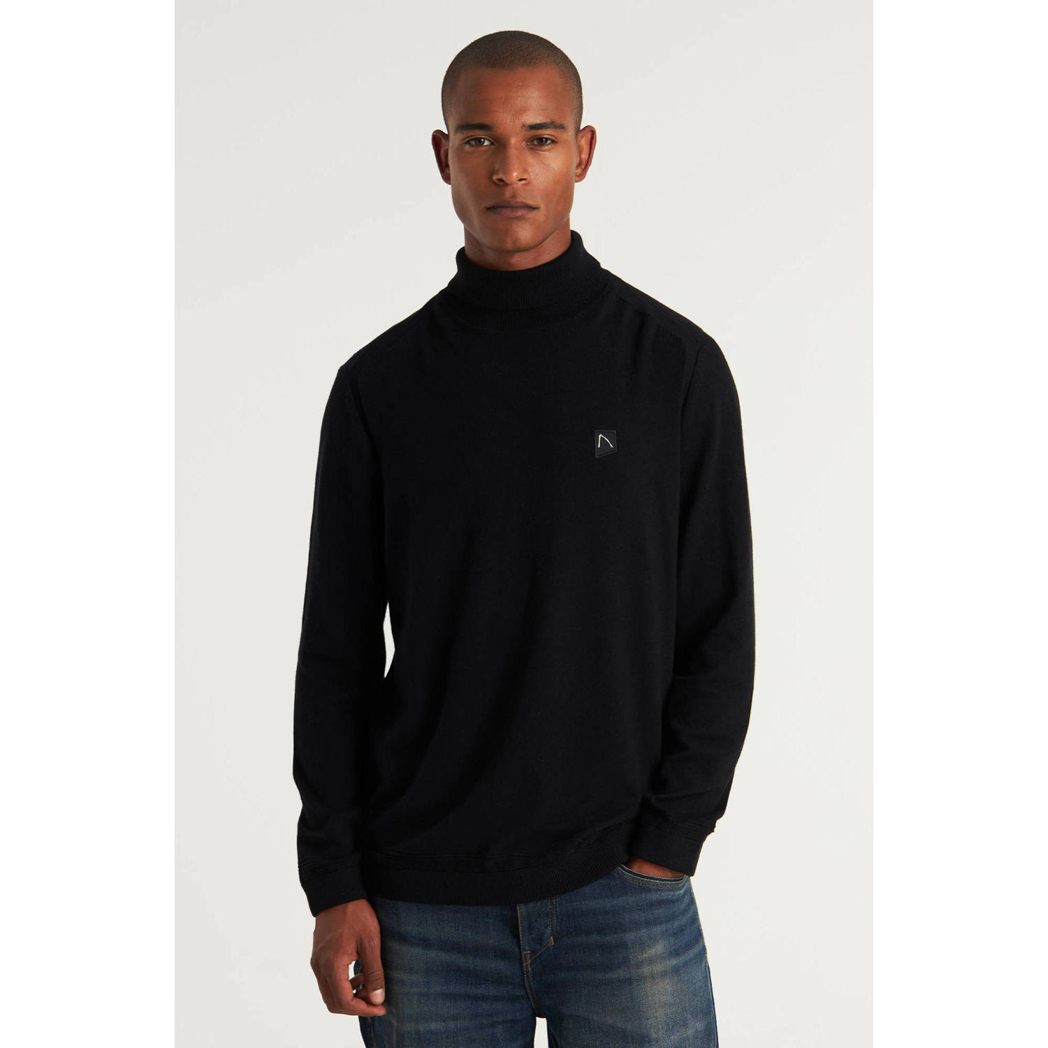Chasin Stijlvolle Leonard Pullover Black Heren