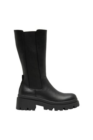 ONLDOJA-5 PU LONG BOOT - NOOS hoge laarzen zwart