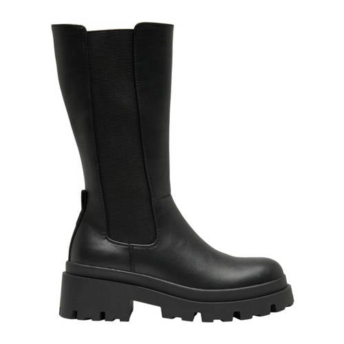 ONLY ONLDOJA-5 PU LONG BOOT - NOOS hoge laarzen zwart afbeelding
