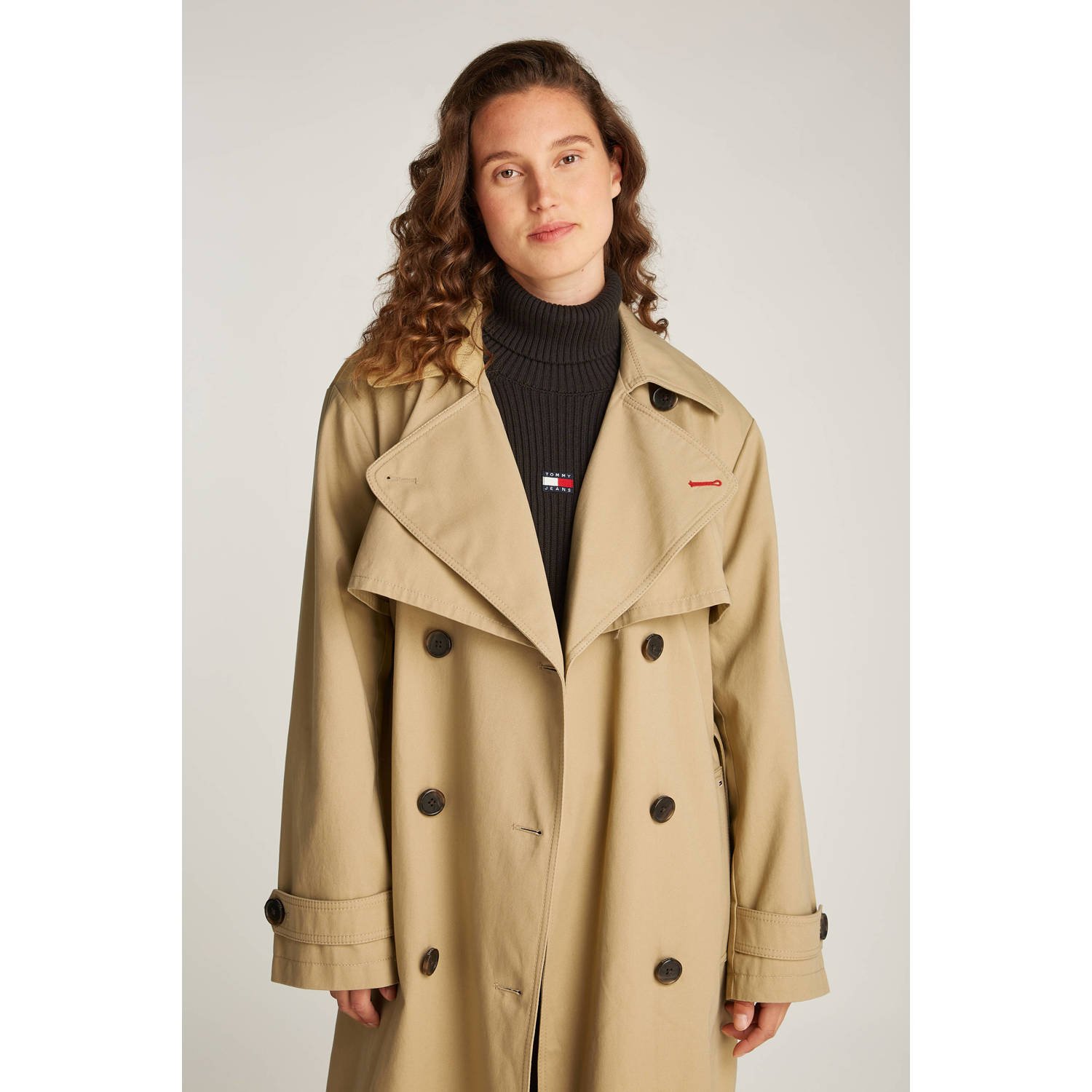 Tommy Jeans trenchcoat beige