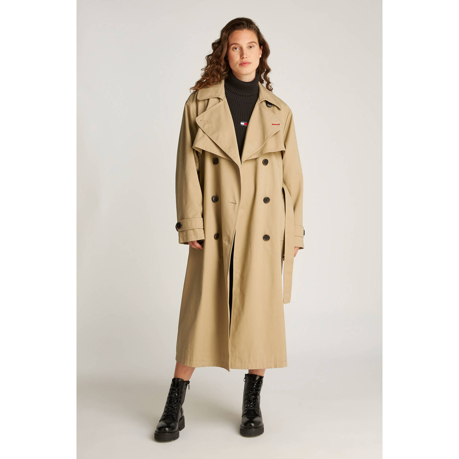 Tommy Jeans trenchcoat beige