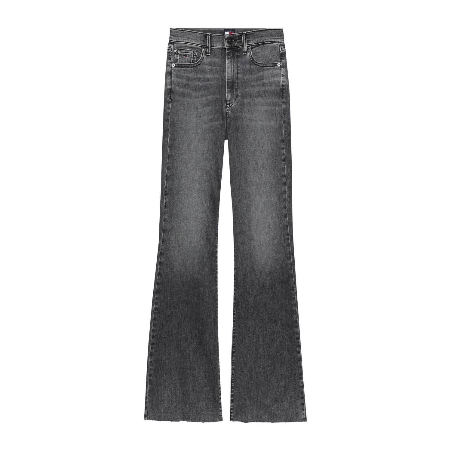 Tommy Jeans high waist flared jeans grey denim