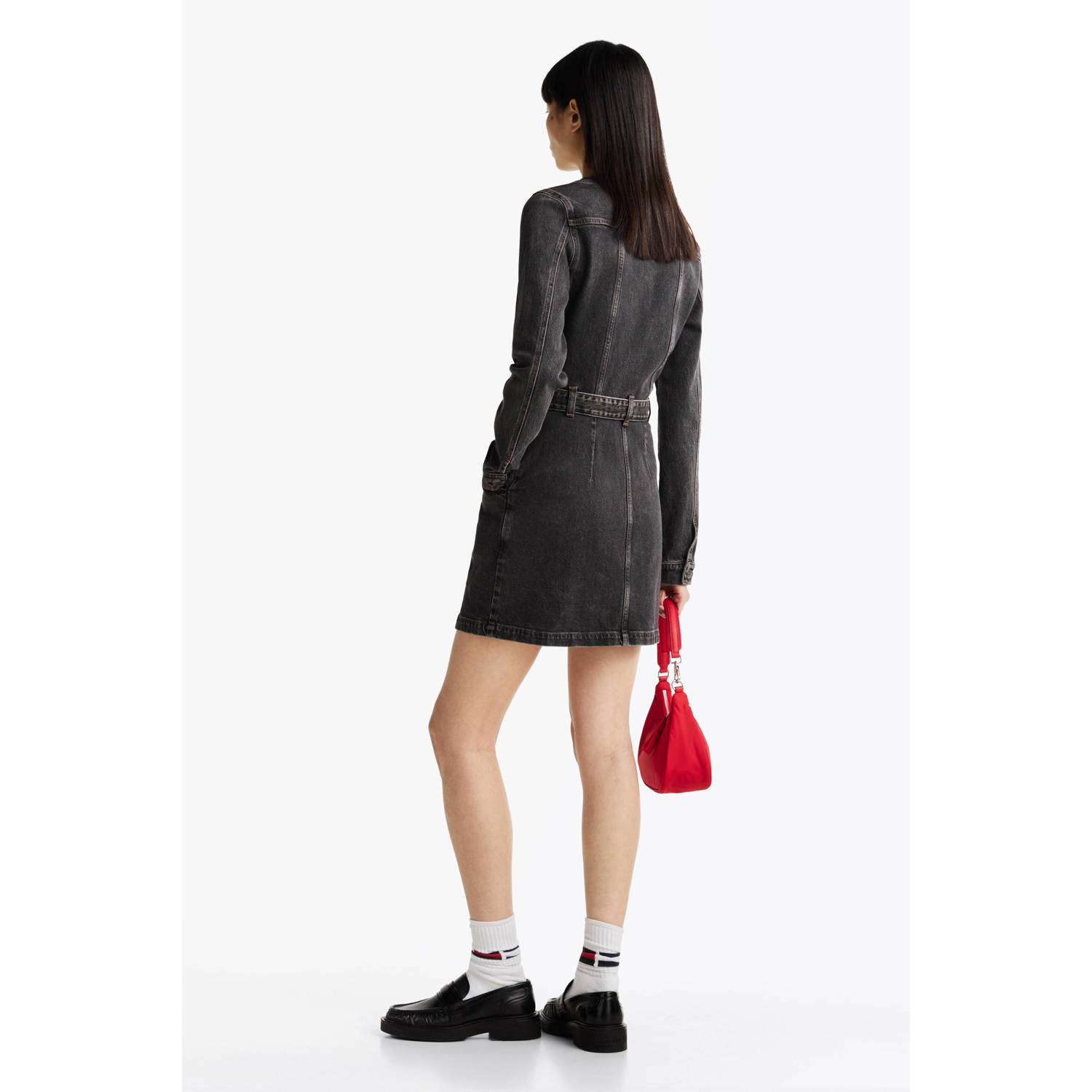 Tommy Jeans spijkerjurk grey denim