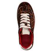 thumbnail: Sacha leren sneakers met panterprint cognac/zwart