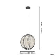 thumbnail: EGLO hanglamp WAVERTON