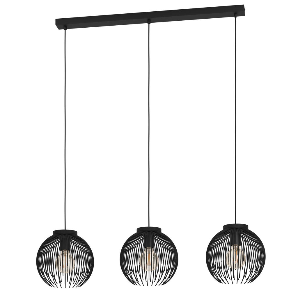 EGLO Venezuela-A Hanglamp - E27 - 93,5 cm - Zwart