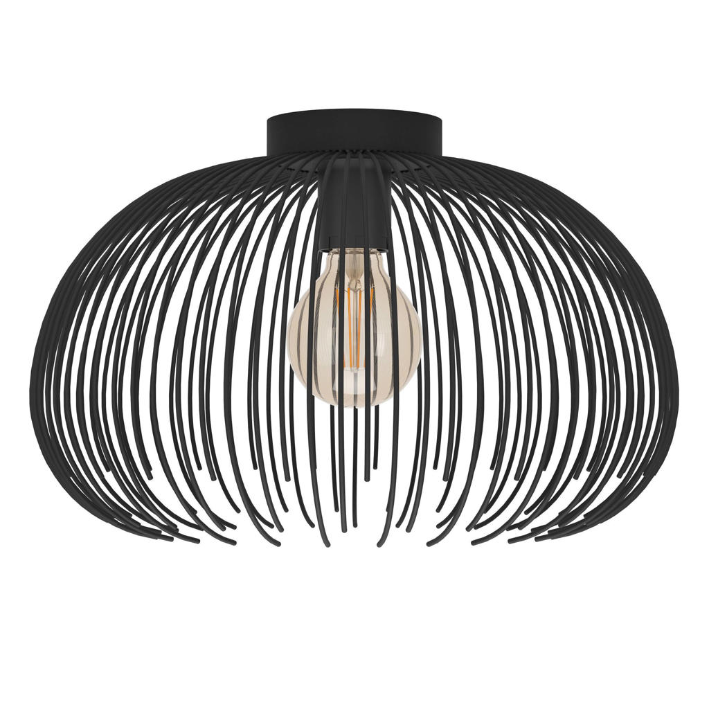 EGLO Venezuela-A Plafondlamp - E27 - Ø 38.5 cm - Zwart