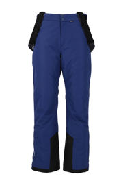 thumbnail: Blauwe heren Whistler skibroek Drizzle van polyester met rits- en drukknoopsluiting
