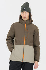 thumbnail: Whistler ski-jack Drizzle olijfgroen/beige