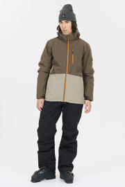 thumbnail: Whistler ski-jack Drizzle olijfgroen/beige